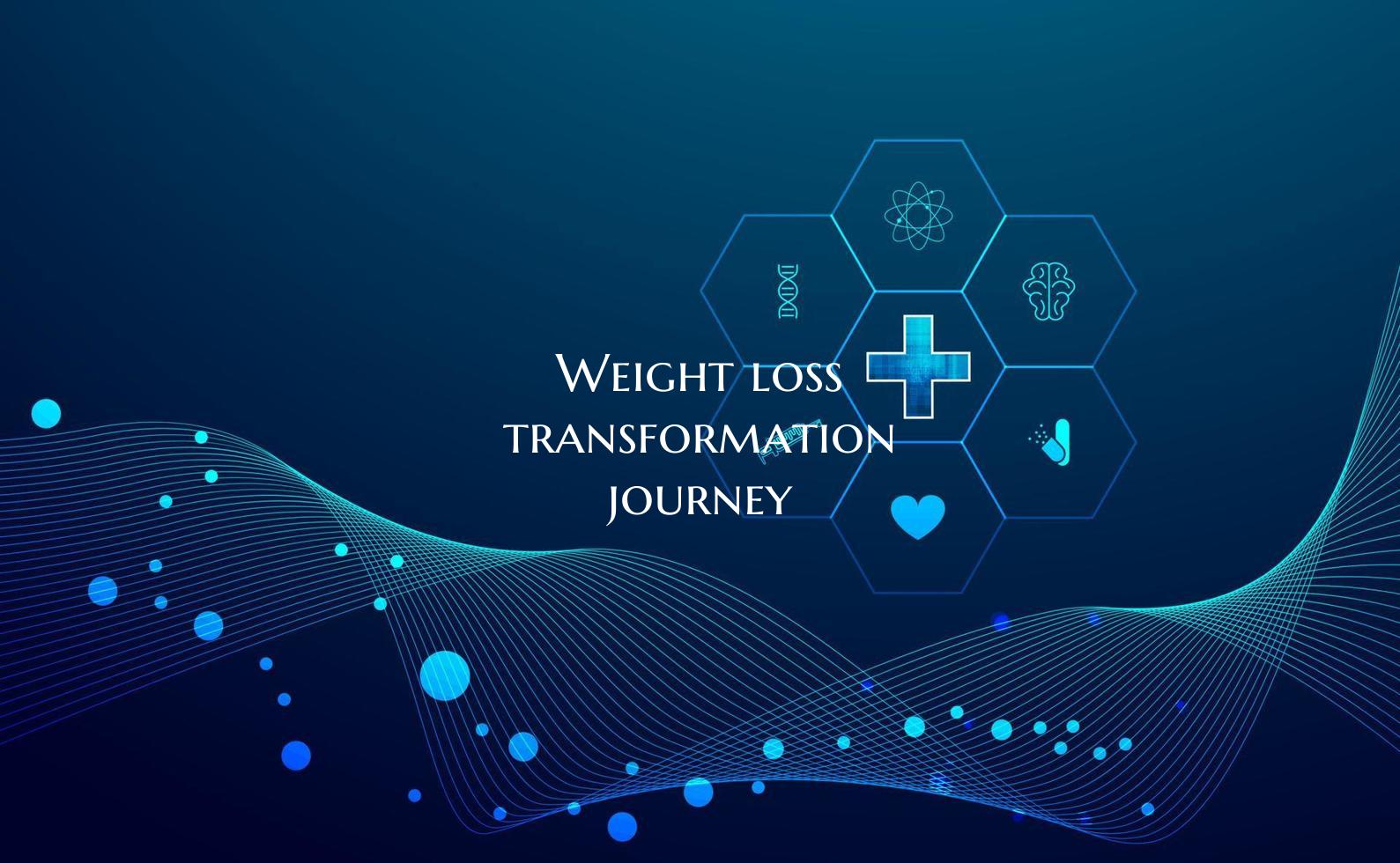 Weight loss transformation journey