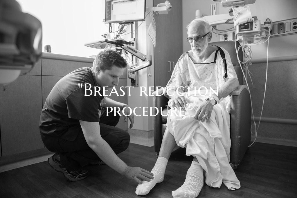 "Breast reduction procedure"